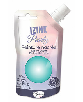 Aladine Izink Pearly Sky Green Lustre Paste (80ml) (82066) (OUTLET)