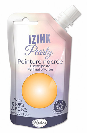 Aladine Izink Pearly Golden Glow Lustre Paste (80ml) (82068) (OUTLET)