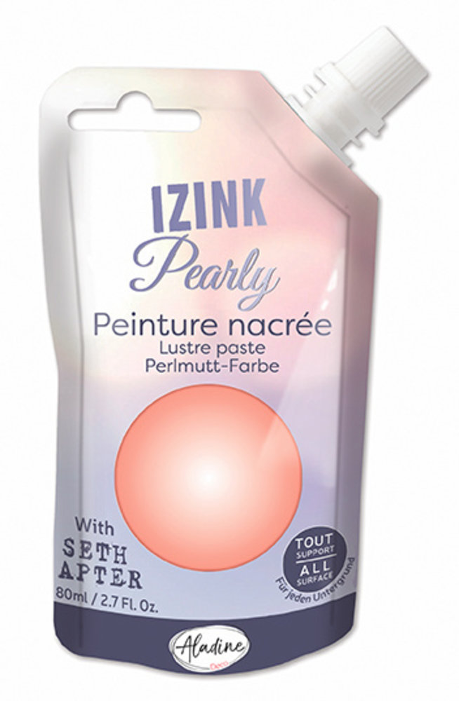 Aladine Izink Pearly Pale Peach Lustre Paste (80ml) (82053) (OUTLET) Aladine Izink Pearly Pale Peach Lustre Paste (80ml) (82053) (OUTLET)
