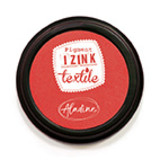 Aladine Izink Textile Inkpad Rouge Santal (80ml) (19011) (OUTLET)