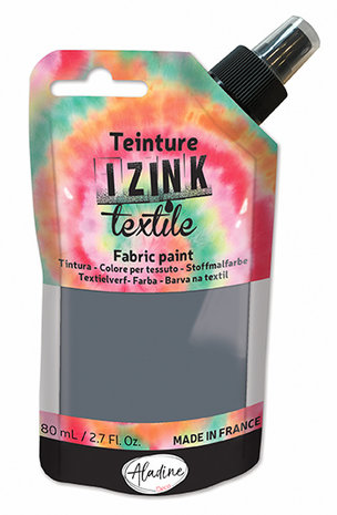 Aladine Izink Textile Dye Grey (80ml) (82082) (OUTLET)