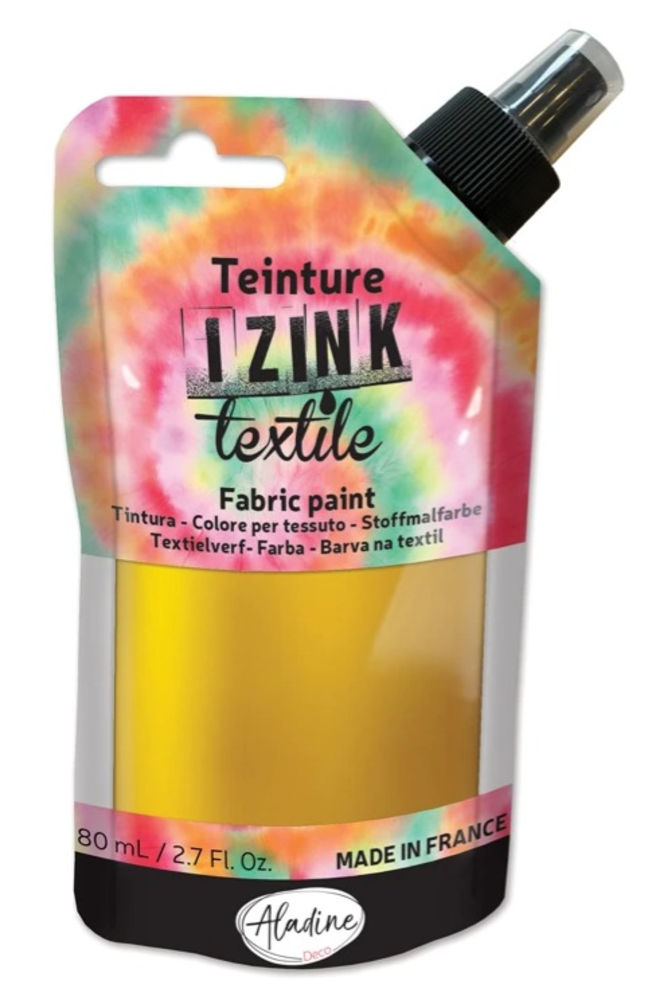 Aladine Izink Textile Dye Gold (80ml) (82086) (OUTLET) Aladine Izink Textile Dye Gold (80ml) (82086) (OUTLET)