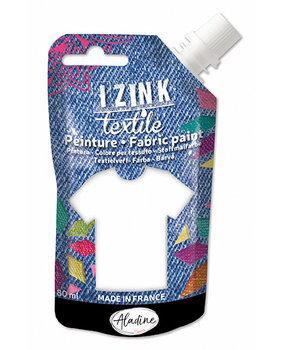 Aladine Izink Textile Blanc Coton Fabric Paint (80ml) (80729) (OUTLET) Aladine Izink Textile Blanc Coton Fabric Paint (80ml) (80729) (OUTLET)