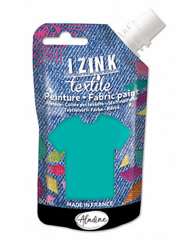 Aladine Izink Textile Vert d'Eau Tulle Fabric Paint (80ml) (80735) (OUTLET) Aladine Izink Textile Vert d'Eau Tulle Fabric Paint (80ml) (80735) (OUTLET)