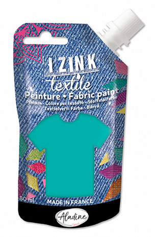 Aladine Izink Textile Vert d'Eau Tulle Fabric Paint (80ml) (80735) (OUTLET) Aladine Izink Textile Vert d'Eau Tulle Fabric Paint (80ml) (80735) (OUTLET)