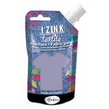 Aladine Izink Textile Gris Fonce Flanelle Fabric Paint (80ml) (80733) (OUTLET)