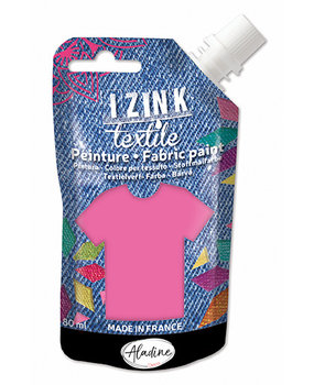 Aladine Izink Textile Rose Fluo Vinyl Fabric Paint (80ml) (80730) (OUTLET) Aladine Izink Textile Rose Fluo Vinyl Fabric Paint (80ml) (80730) (OUTLET)