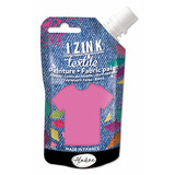 Aladine Izink Textile Rose Pale Mousseline Fabric Paint (80ml) (80737) (OUTLET)