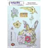 IndigoBlu Bunny Rabbit A5 Rubber Stamps (IND0800) (OUTLET)