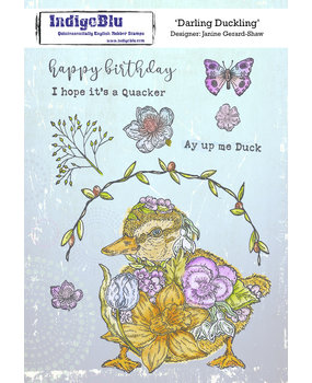 IndigoBlu Darling Duckling A5 Rubber Stamps (IND0802) (OUTLET)