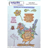 IndigoBlu Little Birdie A5 Rubber Stamps (IND0799) (OUTLET)