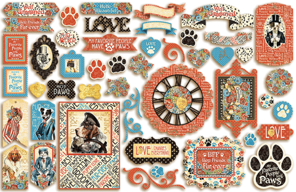 Graphic 45 Well Groomed Die-cut Assortment (4502271) (OUTLET) Graphic 45 Well Groomed Die-cut Assortment (4502271) (OUTLET)