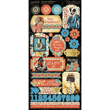 Graphic 45 Well Groomed Stickers (4502269) (OUTLET) Graphic 45 Well Groomed Stickers (4502269) (OUTLET)