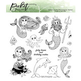Picket Fence Studios More of a Fishy Lot 6x6 Inch Clear Stamps (OC-121) (OUTLET)