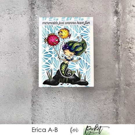 Picket Fence Studios Mermaid Dear 4x4 Inch Clear Stamps (D-104) (OUTLET) Picket Fence Studios Mermaid Dear 4x4 Inch Clear Stamps (D-104) (OUTLET)