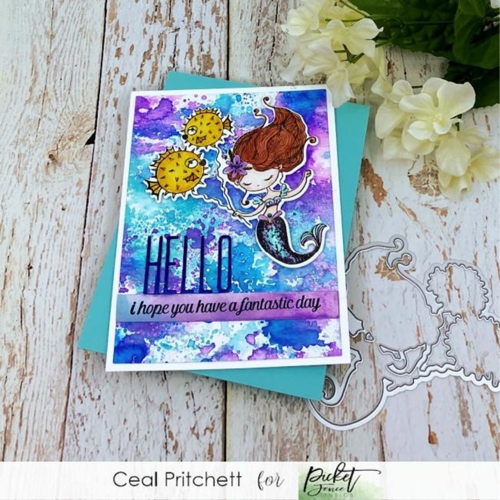 Picket Fence Studios Mermaid Dear 4x4 Inch Clear Stamps (D-104) (OUTLET) Picket Fence Studios Mermaid Dear 4x4 Inch Clear Stamps (D-104) (OUTLET)