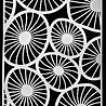 Picket Fence Studios Slim Line Lily Pads 4x10 Inch Stencil (SC-221) (OUTLET)