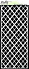Slim Line Plaid One 4x10 Inch Stencil (SC-254) (OUTLET)