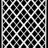 Picket Fence Studios Slim Line Plaid One 4x10 Inch Stencil (SC-254) (OUTLET)