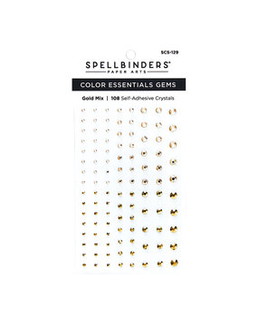 Spellbinders Gold Mix Color Essentials Gems (SCS-129) Spellbinders Gold Mix Color Essentials Gems (SCS-129)