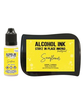Couture Creations Stayz in Place Alcohol Ink Pearlescent Sunflower Pad+Reinker (CO728179) (OUTLET)