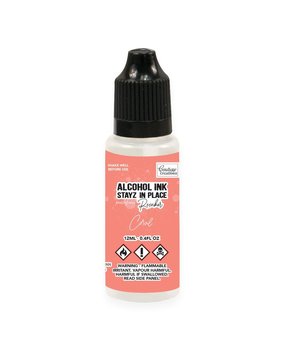 Couture Creations Stayz in Place Alcohol Ink Pearlescent Coral (12ml) Reinker (CO728213) (OUTLET)