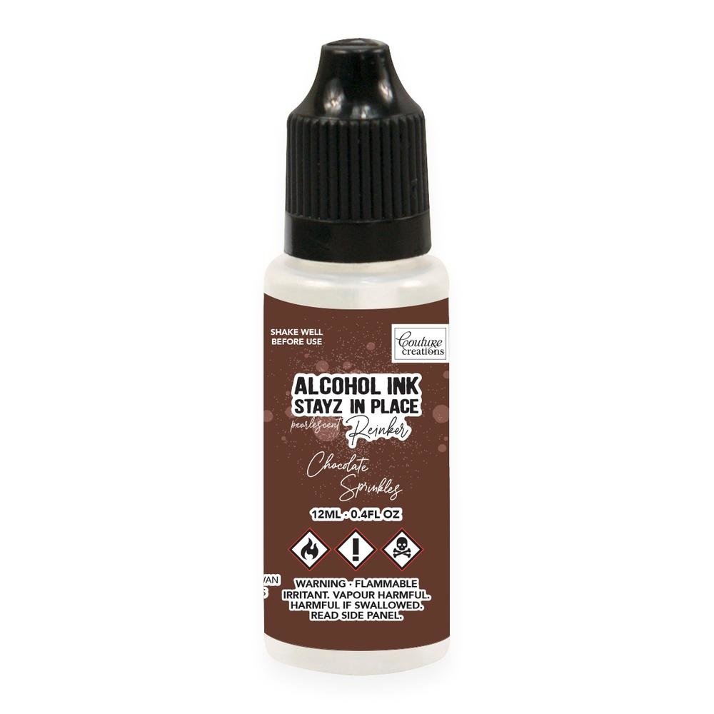 Couture Creations Stayz in Place Alcohol Ink Pearlescent Chocolate Sprinkles (12ml) Reinker (CO728209) (OUTLET) Couture Creations Stayz in Place Alcohol Ink Pearlescent Chocolate Sprinkles (12ml) Reinker (CO728209) (OUTLET)