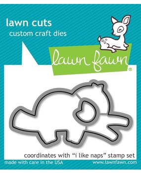 Lawn Fawn I like Naps Dies (LF2164) (DISCONTINUED)