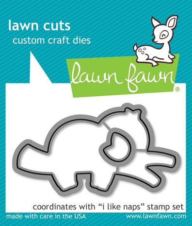 Lawn Fawn I like Naps Dies (LF2164) (DISCONTINUED)