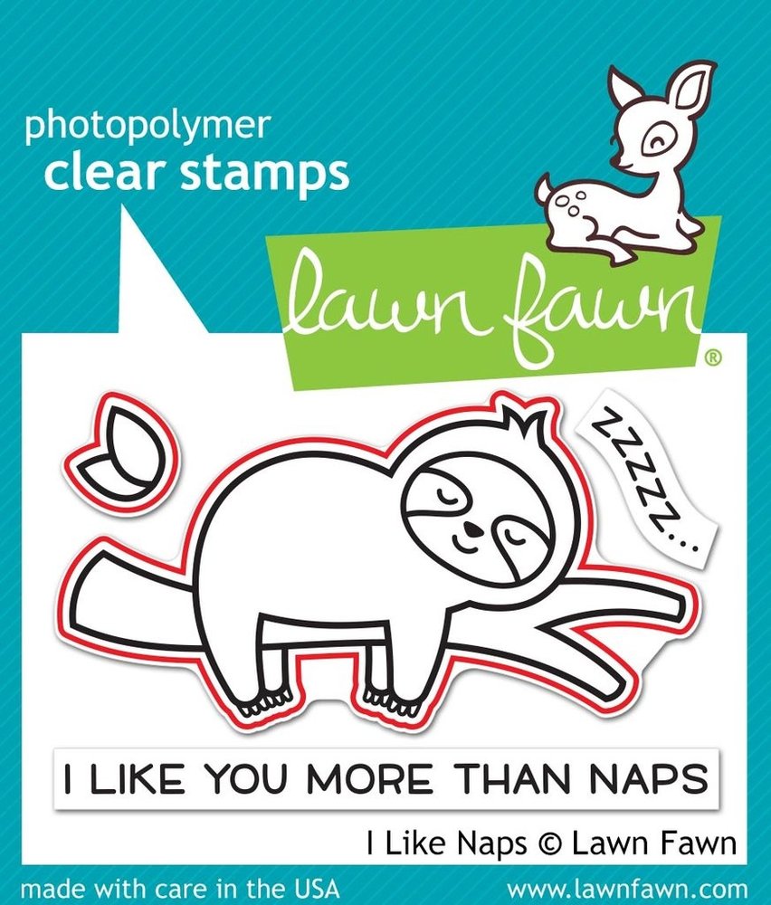 Lawn Fawn I like Naps Dies (LF2164) (DISCONTINUED)