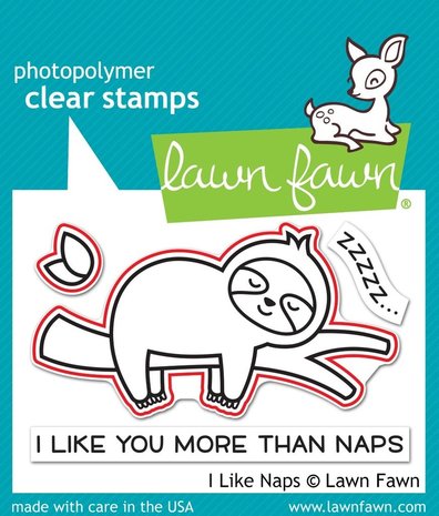 Lawn Fawn I like Naps Dies (LF2164) (DISCONTINUED)