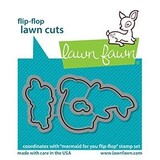 Lawn Fawn Mermaid for You Flip-Flop Dies (LF2596) (OUTLET)