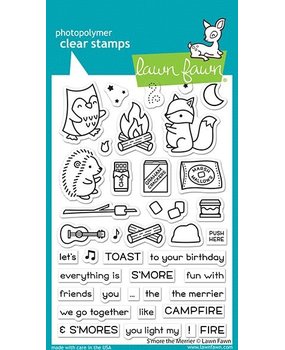 Lawn Fawn S'more the Merrier Clear Stamps (LF2593) (OUTLET)