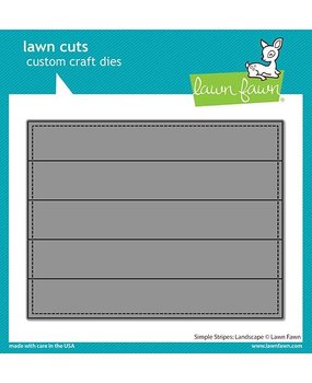 Lawn Fawn Simple Stripes: Landscape Dies (LF2621) (OUTLET)