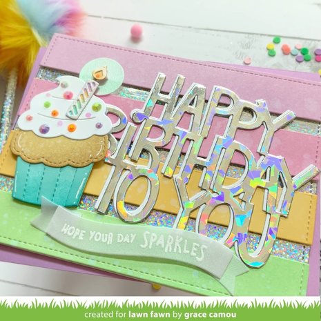 Lawn Fawn Simple Stripes: Landscape Dies (LF2621) (OUTLET)