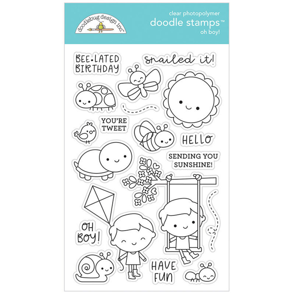 Doodlebug Design Oh Boy! Doodle Stamps (6331) (OUTLET)