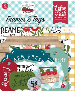 Echo Park Farmer's Market Frames & Tags (FM248025) (OUTLET)