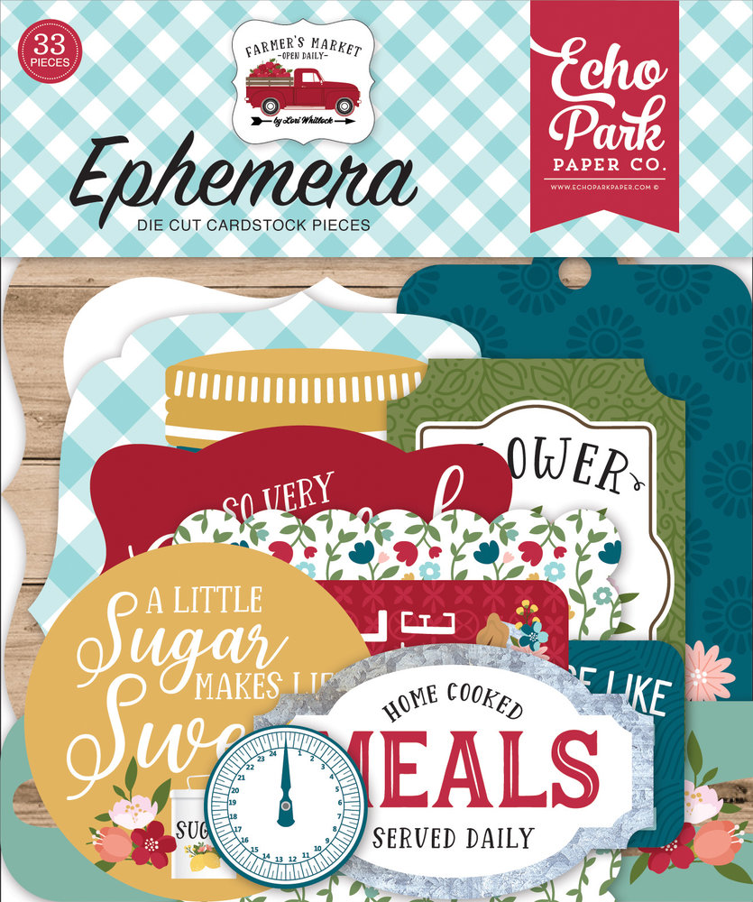 Echo Park Farmer's Market Ephemera (FM248024) (DISCONTINUED) Echo Park Farmer's Market Ephemera (FM248024) (DISCONTINUED)