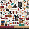 Echo Park Witches & Wizards No.2 12x12 Inch Element Sticker (WIW247014) (DISCONTINUED)