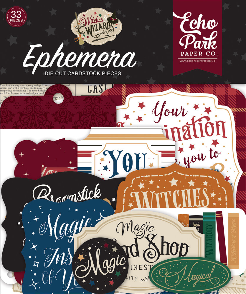 Echo Park Witches & Wizards No.2 Ephemera (WIW247024) (DISCONTINUED)