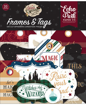 Echo Park Witches & Wizards No.2 Frames & Tags (WIW247025) (DISCONTINUED)