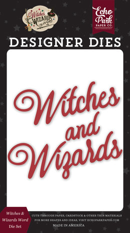 Echo Park Witches & Wizards Word Designer Dies (WIW247042) (DISCONTINUED)