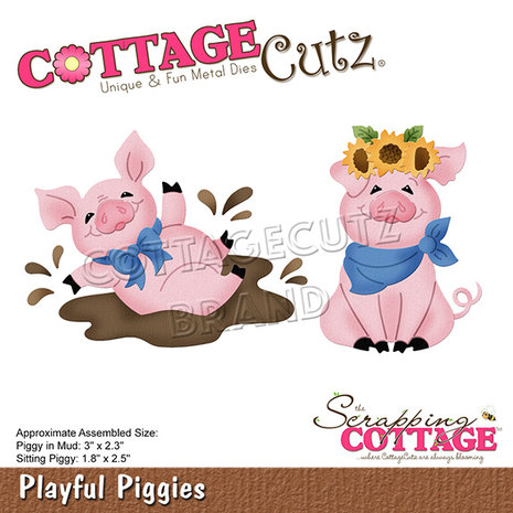 Scrapping Cottage Playful Piggies (CC-900) (OUTLET)