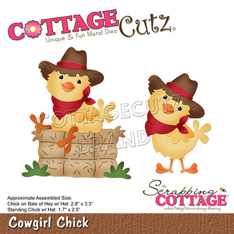 Scrapping Cottage Cowgirl Chick (CC-892) (OUTLET)