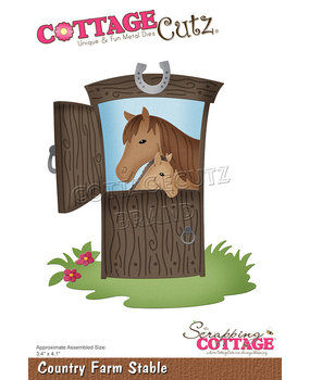 Scrapping Cottage Country Farm Stable (CC-891) (OUTLET)