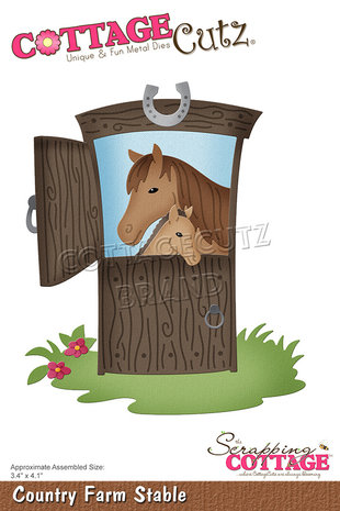 Scrapping Cottage Country Farm Stable (CC-891) (OUTLET)