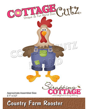 Scrapping Cottage Country Farm Rooster (CC-890) (OUTLET)