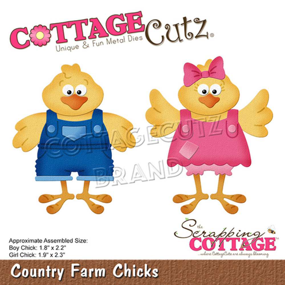 Scrapping Cottage Country Farm Chicks (CC-888) (OUTLET)