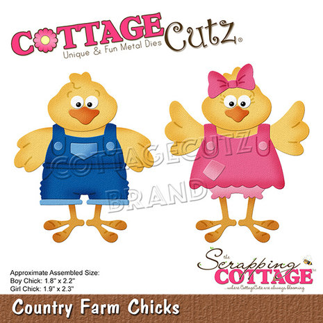 Scrapping Cottage Country Farm Chicks (CC-888) (OUTLET)