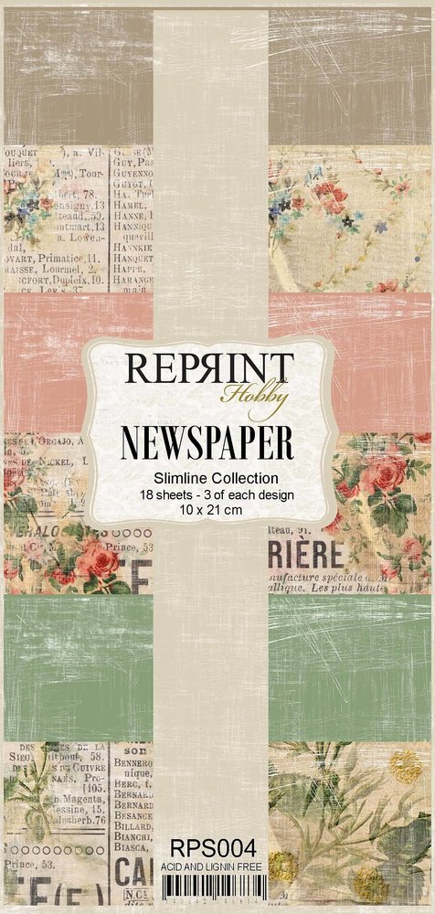 Reprint Newspaper Slimline Paper Pack (RPS004) (OUTLET)